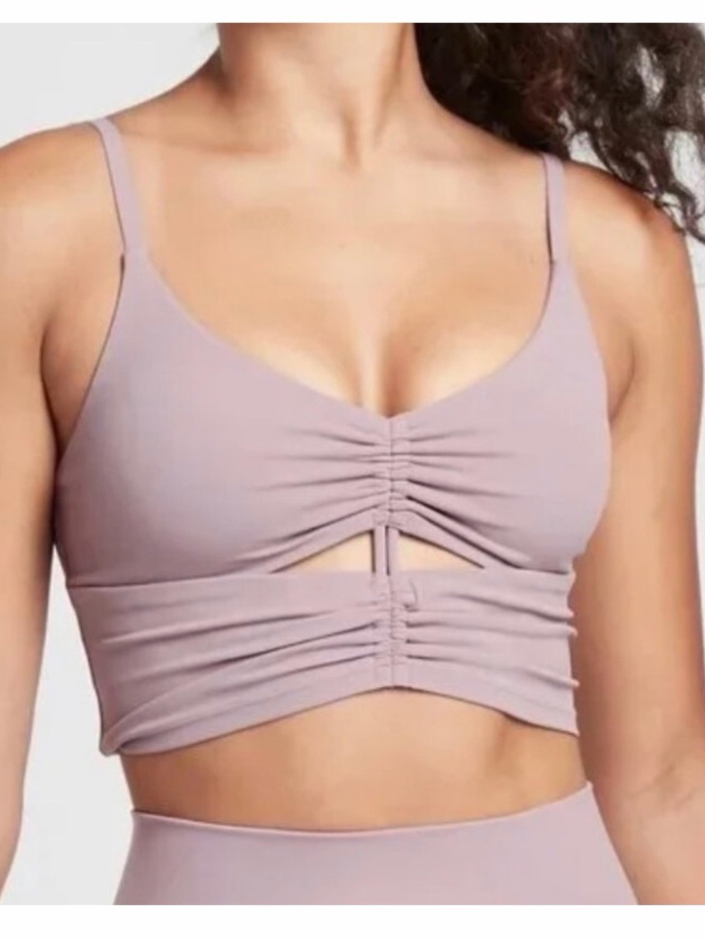 Athleta Mauve Adjustable-Strap Bralette